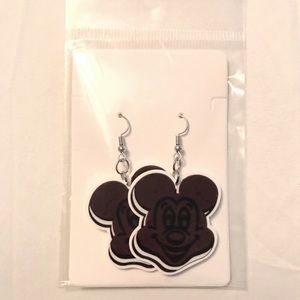 Disney Mickey Ice Cream Sandwich Dangle Earrings